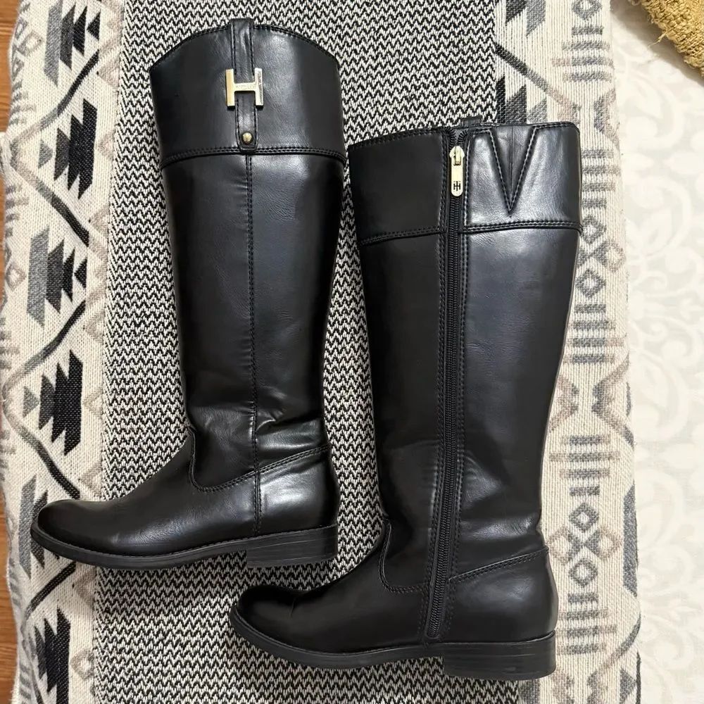 Tommy Hilfiger Shyenne Riding Boots - Picture 4 of 9
